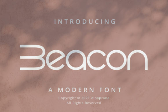 Beacon: The Minimal Techno Display Font That Elevates Your Creative Projects