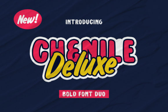 Chenile Deluxe: The Retro Display Font That Brings Confidence to Your Designs