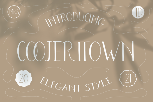 Coojertown: The Elegant Display Font for Luxury Designs