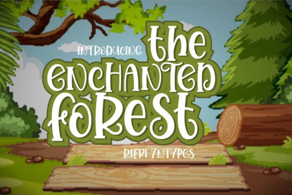 Discover The Enchanted Forest: A Quirky Display Font