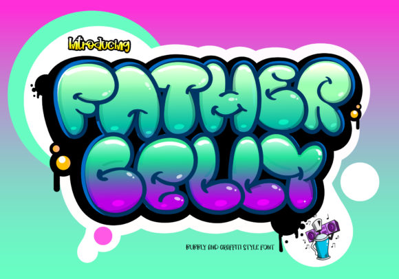 Father Belly: The Bubbly Display Font for Joyful Designs