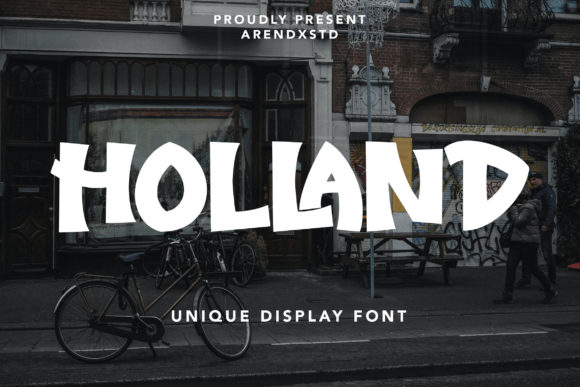 Holland: The Bold, Quirky Display Font for Creative Projects