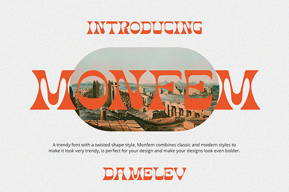 Monfem: The Vintage Display Font Redefining Digital Aesthetics