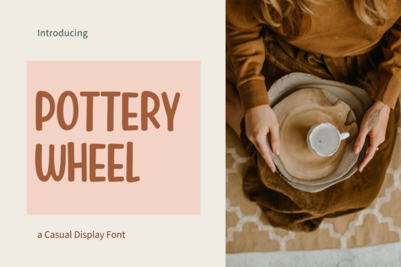 Pottery Wheel: The Unique Display Font That Transforms Your Creative Projects