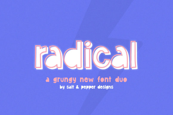 Radical Duo: The Vintage Display Font That Bridges Eras and Elevates Design