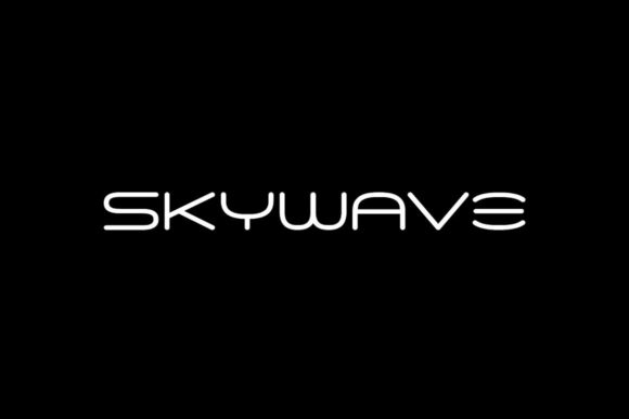 Skywave: The Ultimate Techno Display Font for Modern Design