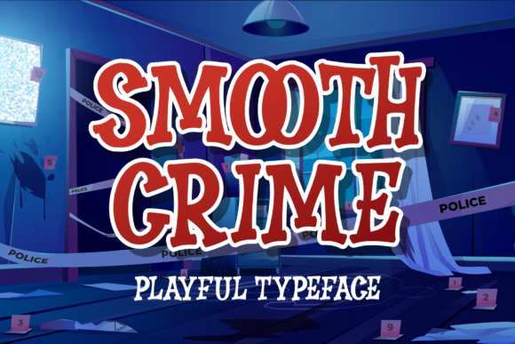 Smooth Crime: The Bold, Quirky Display Font for Creative Projects