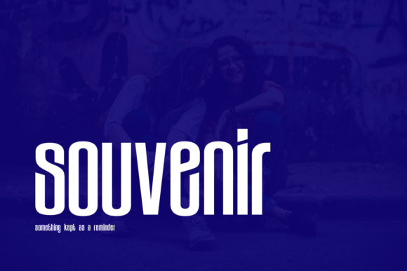 Souvenir: The Modern Display Font That Brings Authenticity to Your Designs