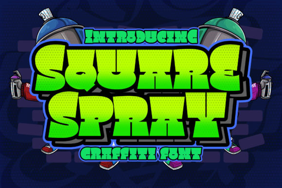 Square Spray: Urban Typography for Bold Branding