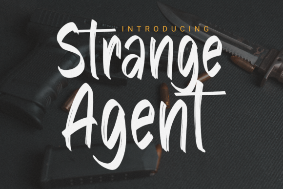 Strange Agent: The Relaxed Font for Creative Projects
