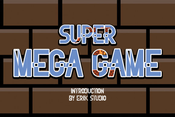Super Mega Game: The Bold Font for Out-of-This-World Designs