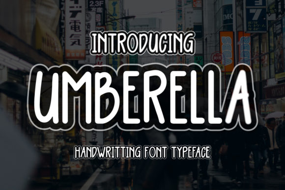 Umberella: The Quirky Display Font for Authentic Branding