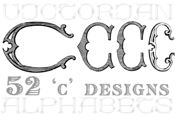 Victorian Alphabets C: A Timeless Display Font for Modern Design