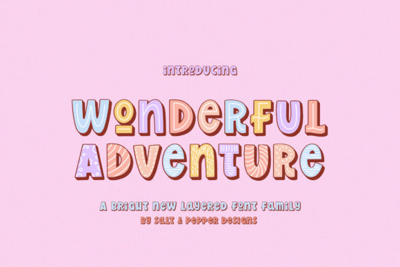 Wonderful Adventure: A Typographic Journey for Creative Projects
